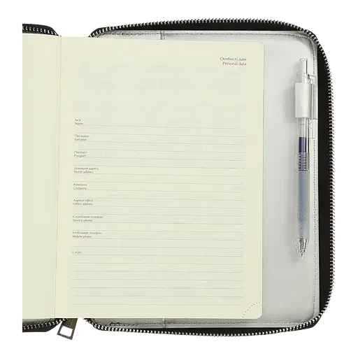 Ежедневник датированный Buromax Primavera 2026 A5 искусственная кожа/поролон серебряный (BM.2120-24) - фото 9