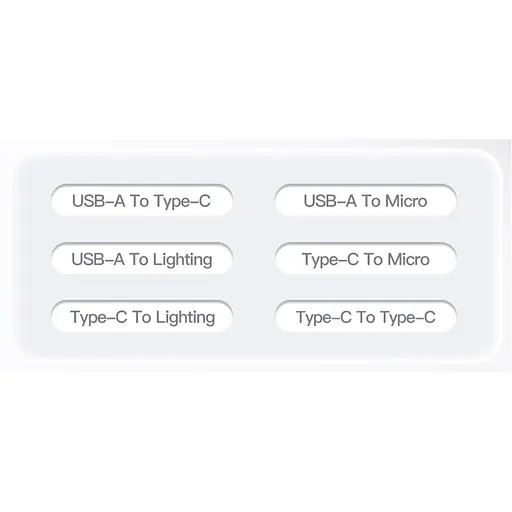 Комплект адаптерів Essager geometric multifunctional data cable storage box (ECJHZ-JH01-P) - фото 8