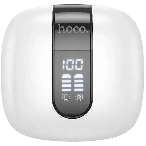 Навушники бездротові Hoco EW36 Delicate tws гарнітура в кейсі білі - фото 4