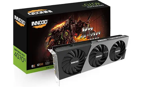 Відеокарта INNO3D GeForce RTX 4070 Ti X3 OC (N407T3-126XX-186148N)