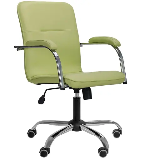 Кресло Самба-RC Хром Софт Мадрас Дарк Браун без канта