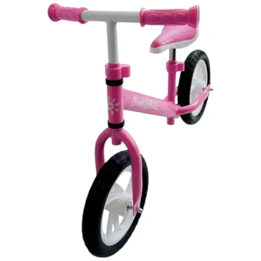 Біговел дитячий Bimbo Bike +18 місяців рожево-білий - фото 2