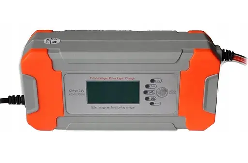 Автомобильное зарядное устройство 12/24V 8А для аккумуляторов c LCD дисплеем - фото 2