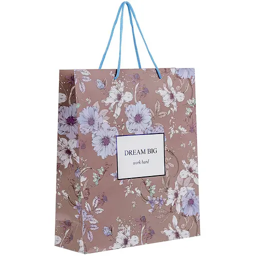 Пакет паперовий подарунковий Axent 26х32 см Blue Elegance (8502-30-A-PPS)