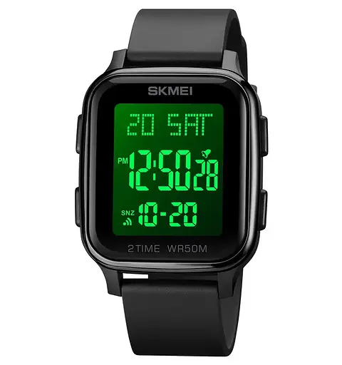 Наручний годинник чоловічий Skmei 1858 Black, 1858BK (18457) - фото 3