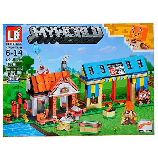 Конструктор детский My World Minecraft, LB1199, 464 детали