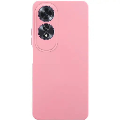 Чохол TPU Getman Liquid Silk Full Camera для Oppo A60 4G Рожевий / Pink