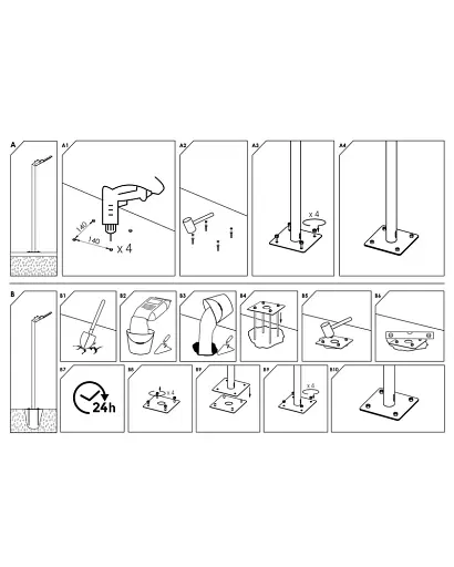 Вуличний світильник Nowodvorski 9252 Pathway LED 1x24W 3000K 2200Lm IP44 чорний - фото 5