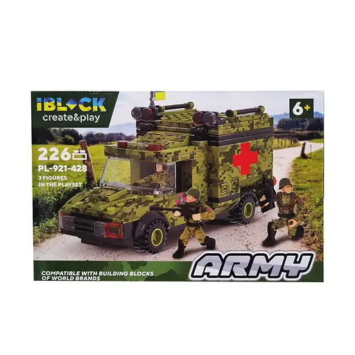 Конструктор IBLOCK Армія, PL-921-428, 205-227 деталей, (В асортименті) - фото 3