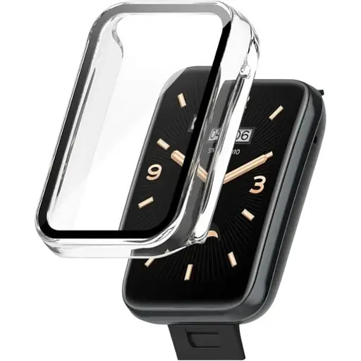 Чехол-накладка DK Пластик Gloss Glass Full Cover для Xiaomi Mi Band 7 Pro (clear)