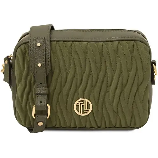 Женская замшевая сумка через плечо Tuscany 23.5х16х8 см sum0028524 - фото 1