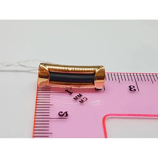 Золотые серьги Tango с каучуком. 930022 - фото 5