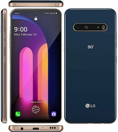 Смартфон LG V60 ThinQ 5G 8/128GB Blue (LM-600TM) 1 Sim (Без NFC, Без Google Wallet) Seller Refurbished - фото 2