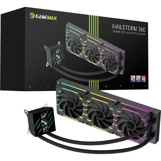 СВО GameMax HAILSTORM 360 BK (HAILSTORM 360 BK) - фото 10