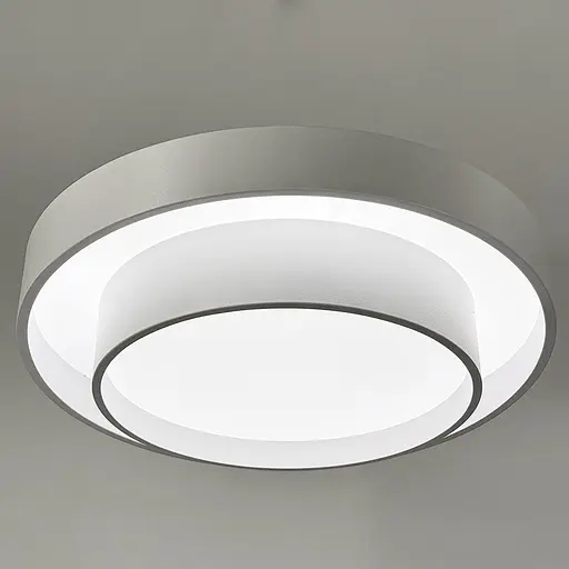 Люстра стельова у білому металевому корпусі Ø 50 см | Line F | Арт. MJ234-500 WT - фото 4