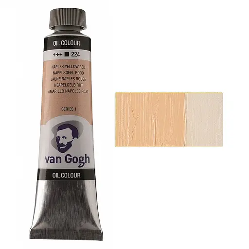 Фарба олійна VAN GOGH (224) Неаполітанський жовто-червоний 40 мл Royal Talens [CD] - фото 1