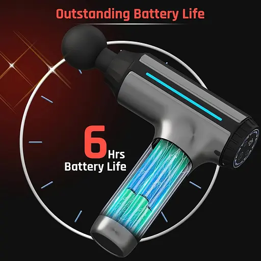 Массажный пистолет Deep Tissue портативный ручной - фото 5