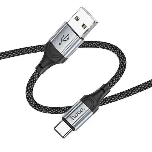 Кабель Hoco X102 USB для Type-C 1 м черный - фото 1