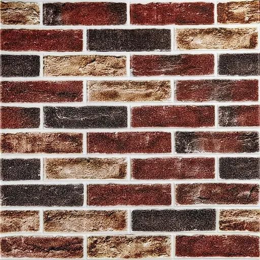 Самоклеящаяся 3D панель 700х700х5мм Кирпич клинкер бежевый (417) SW-00001183 - фото 1