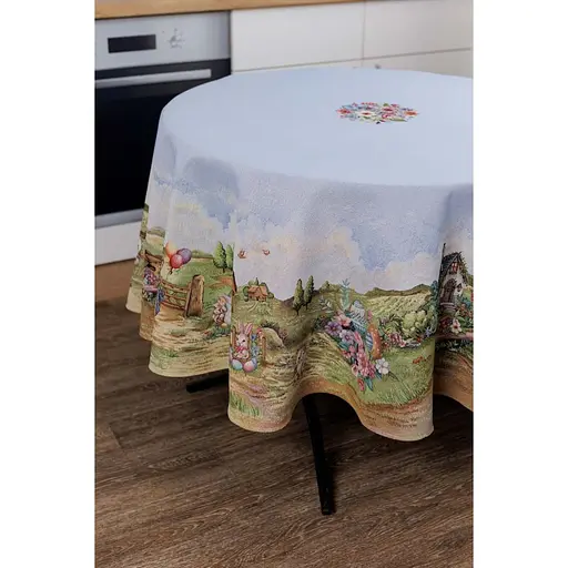 Скатерть Прованс Настроение Dх180 см (44262) - фото 3