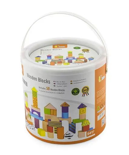 Деревянные кубики Viga Toys 59695 Узорчатые блоки Игровой набор 50 шт 3 см - фото 4