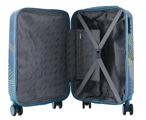 Чемодан Semi Line 20" (S) Blue Pattern (T5652-1) (DAS302326) - фото 2