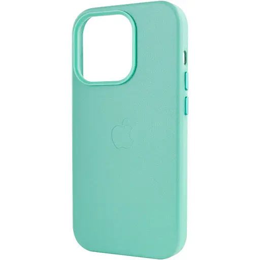 Шкіряний чохол Epik Leather Case AA Plus with MagSafe для Apple iPhone 13 Pro Max 6.7 Ice - фото 6