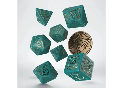 Набір кубиків The Witcher Dice Set. Triss - The Beautiful Healer , 7 шт. (SWTR03) - фото 2