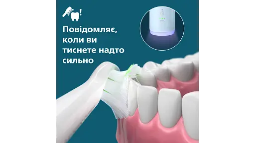 Электрическая зубная щетка Philips Sonicare HX7406/02 серии 6100 бело-голубая - фото 4