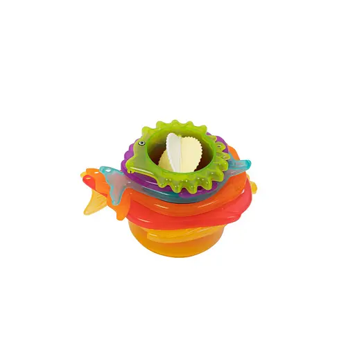 Дитячий набір іграшок для ванної "Рибки" 8858, 6 штук - фото 2