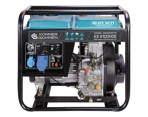Генератор дизельний Konner&Sohnen 5/5.5 кВт KS 6100HDE - фото 1