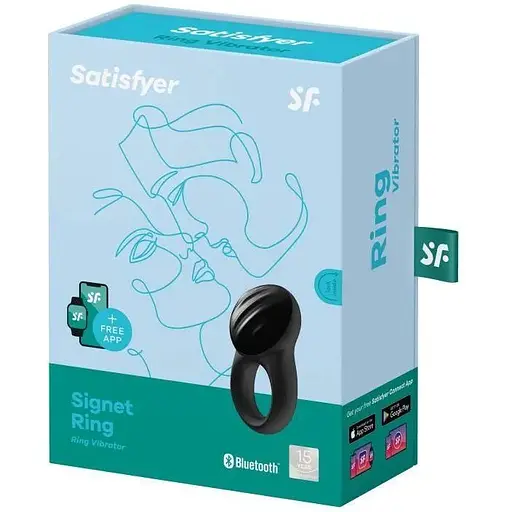 Эрекционное смарт-виброкольцо Satisfyer Signet Ring - фото 5