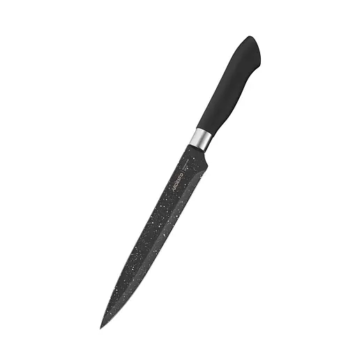 ARDESTO Набір ножів із блоком Gemini, 6 предметів, нержавіюча сталь, пластик, чорний - фото 7