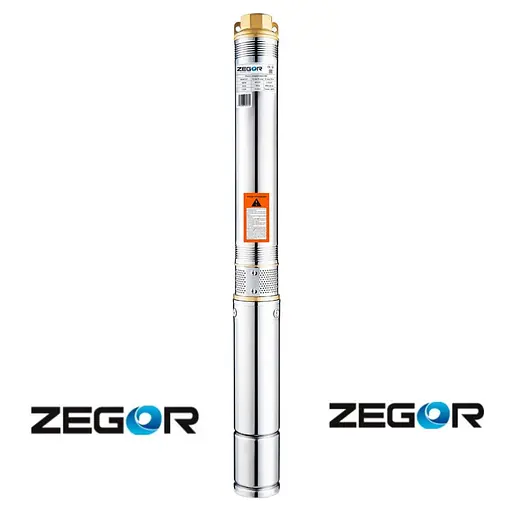 Насос глибинний відцентровий Zegor 3SDM318-0,75 кабель 8 м + ремкомплект 30412 - фото 2