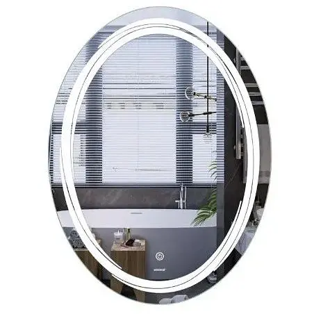 Дзеркало Mixxus Premium WAVE MV04-60x80 (LED Touch, Anti-fog (3-6,5kK)) (MP6636) - фото 1