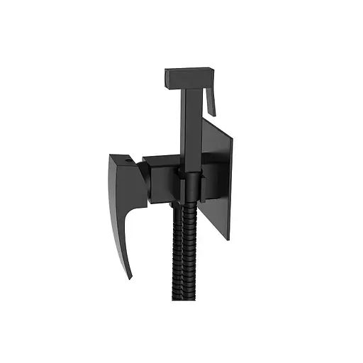 Гигиенический душ скрытого монтажа Koer KB-23007 -05 KR3469, Черный матовый - фото 1