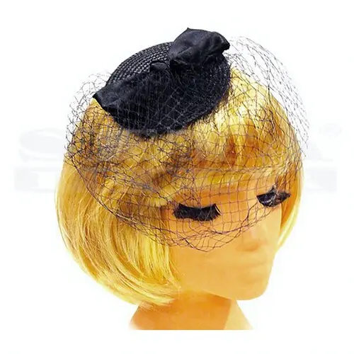 Капелюшок Зізі з вуаллю - фото 1