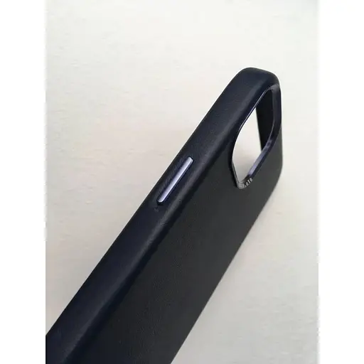 Оригинальный кожаный чехол Decoded Leather Case MagSafe для Apple iPhone 13 (6.1") Matt Navy Blue - фото 7