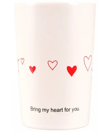 Чашка Led Love is D с бамбуковой крышкой и ложкой 360 мл (B060499) - фото 3