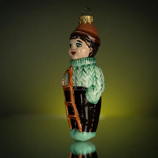 Ялинкова прикраса Різдвяні історії Ромчик-помічник скло (4820001154696) - фото 2