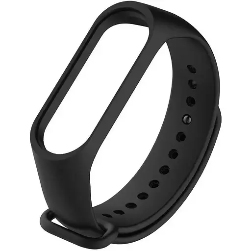 Ремінець для фітнес-браслета Lemfo для Xiaomi Mi Band 3 і 4 чорний