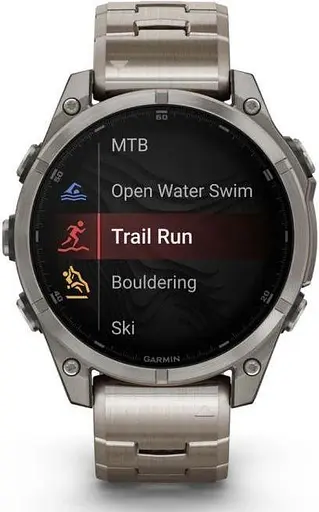 Смарт-годинник Garmin Fenix 8 47mm AMOLED Sapphire Titanium with Vented Titanium Bracelet (010-02904-40) - фото 8