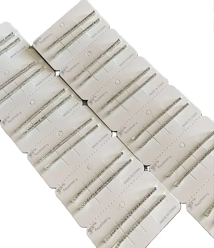 Набір заколки-невидимки з камінцями 24 шт Сріблястий - фото 1