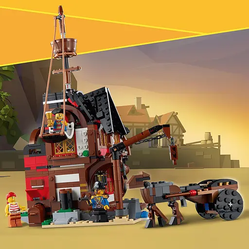 Уценка. Конструктор LEGO Конструктор LEGO Creator 3 v 1 Пиратский корабль 1264 деталей (31109) - фото 9