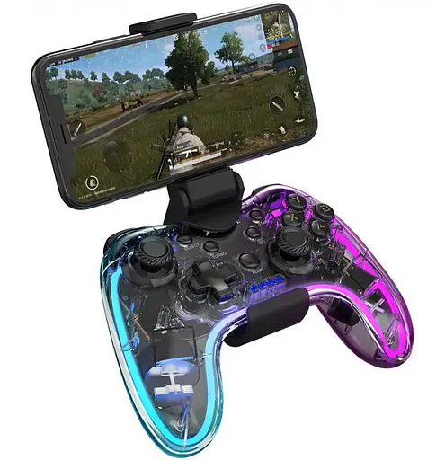 Беспроводной геймпад XTRIKE ME GP-52 с подсветкой Bluetooth Android iOS Play Station 3/4 Nintendo - фото 2