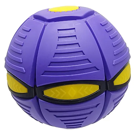 Летающий трансформерный мяч 1002-3(Dark-Violet) светящийся - фото 2