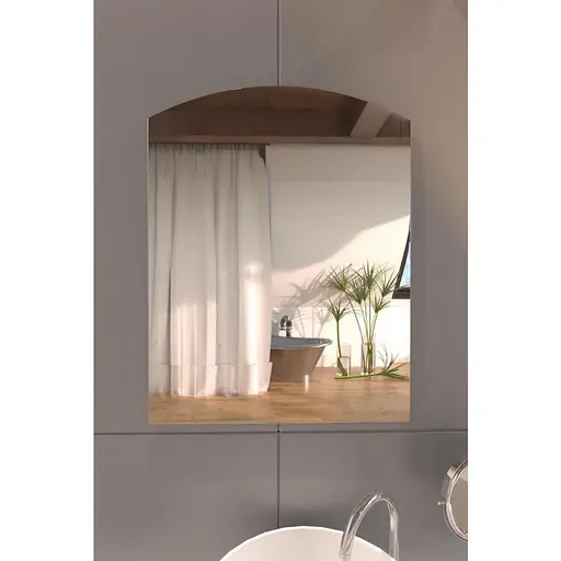 Дзеркало Lidz Wieza 140.07.01 455x590 настінне прямокутне з дугоподібним верхом LD78WI4559 - фото 3