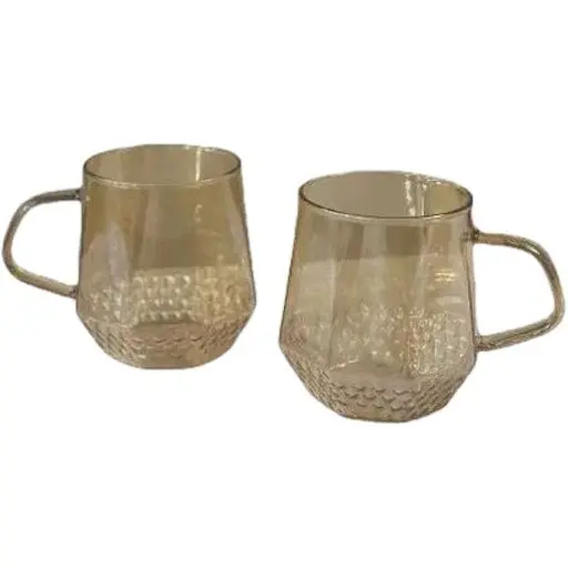 Набор кружек Vittora Sunset VT-5105-400 2 чашки 400 мл Золотистый - фото 1