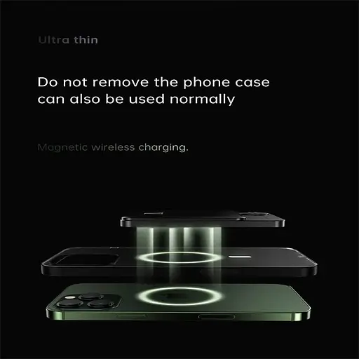 Повербанк MagSafe Power Bank Q9 с беспроводной зарядкой для iPhone 10000 mAh 20W Black - фото 4