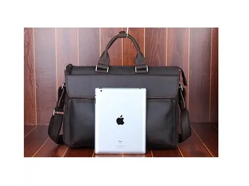 Чоловіча шкіряна сумка Vintage 44х30х8 см sum0012591 - фото 8